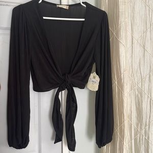 Altar'd State black Merrill Top size Large